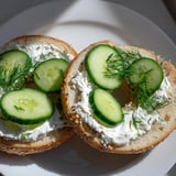 Bagel with Cream Cheese Spread