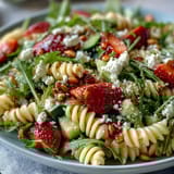 Spring Pasta Strawberries Feta