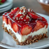 Sweet and salty pretzel salad dessert, a layered crowd-pleaser, chilled beautifully.