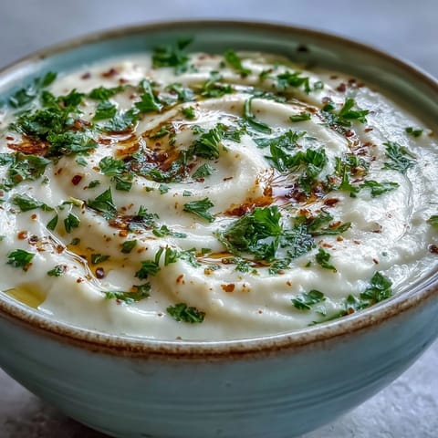 Creamy vegetable soup steaming in a rustic white bowl, highlighting tender chunks of cauliflower and zucchini in a rich, savory broth.