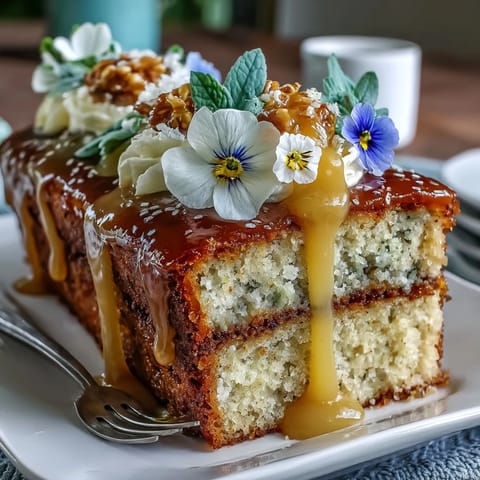 Naked cake with edible flowers and lemon curd filling, featuring delicate layers and a stunning floral garnish for spring celebrations.