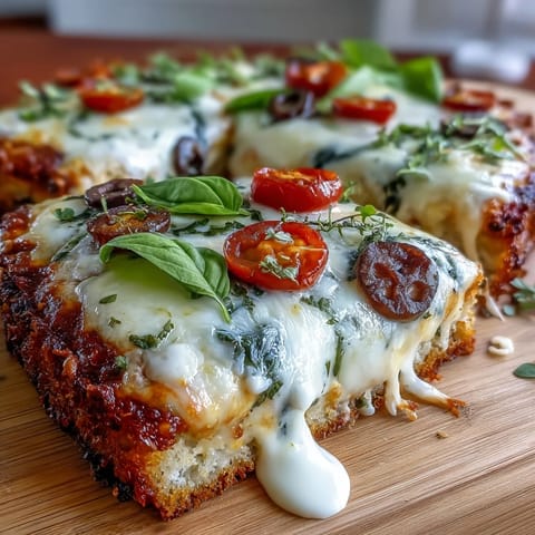 Cottage Cheese Flatbread Pizza