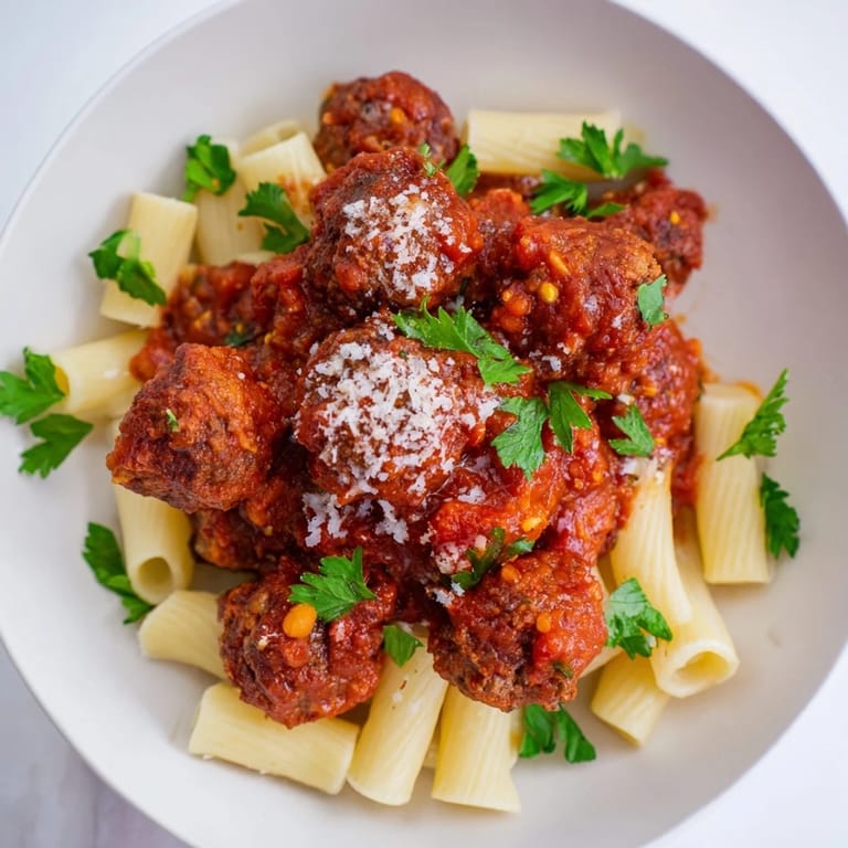 Close-up of tender, oven-baked turkey meatballs with herbs and visible texture.
