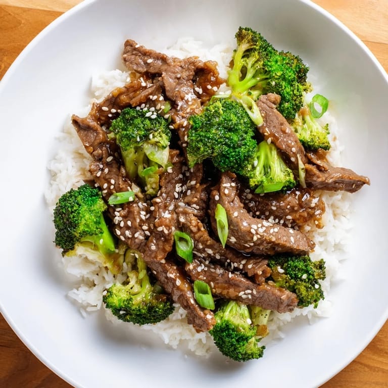 Imagine the savory aroma of this classic beef and broccoli, a Chinese-American culinary delight.