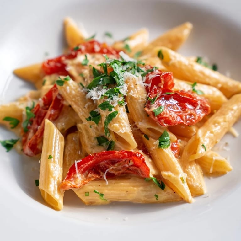 Savory Creamy Cajun pasta twirls on a fork, steam rising from the rich sauce with smoked paprika notes beside a glass of crisp white wine.