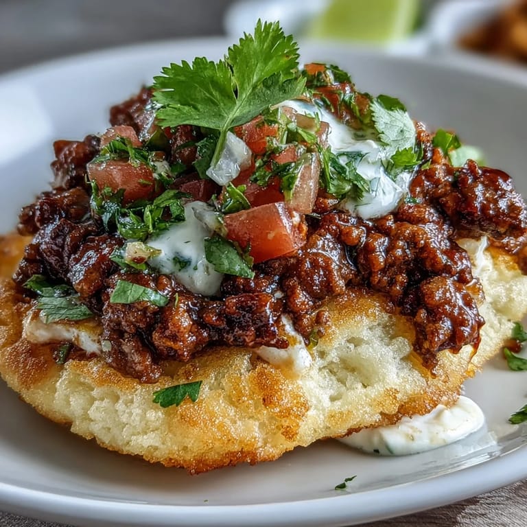 Delicate cloud bread offering a gluten-free vessel for delicious, homemade taco meat and salsa.
