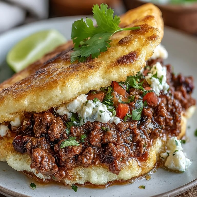 Fluffy cloud bread tacos packed with juicy taco meat, a perfect low-carb delight.