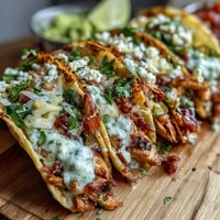 Cinco de Mayo Taco Bar Spread with chicken, beef, and beans, plus fresh toppings and warm tortillas for a festive DIY meal.  